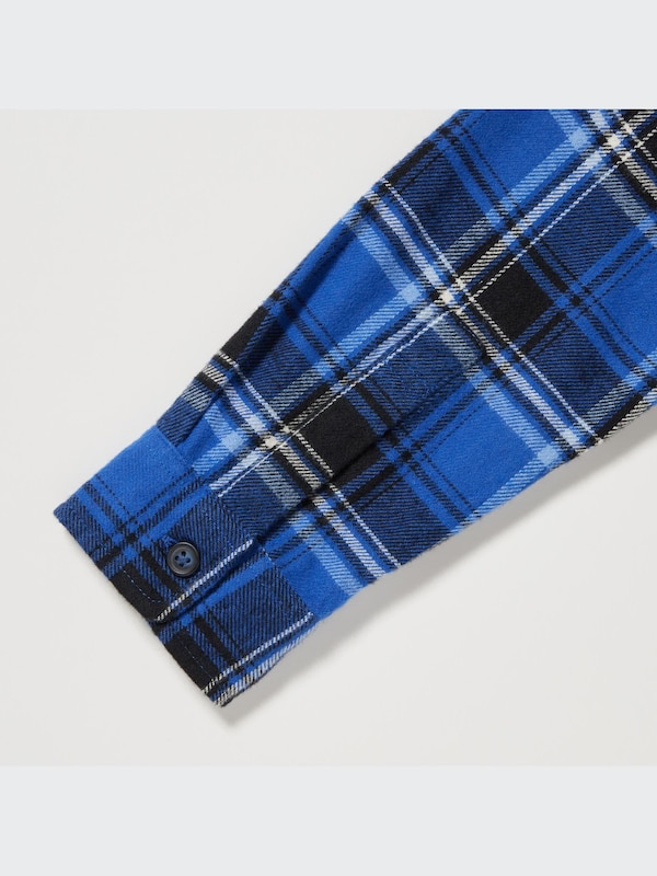 Flannel Checked Long-Sleeve Shirt