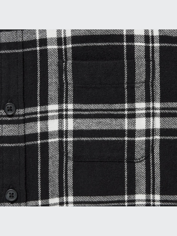 Flannel Checked Long-Sleeve Shirt