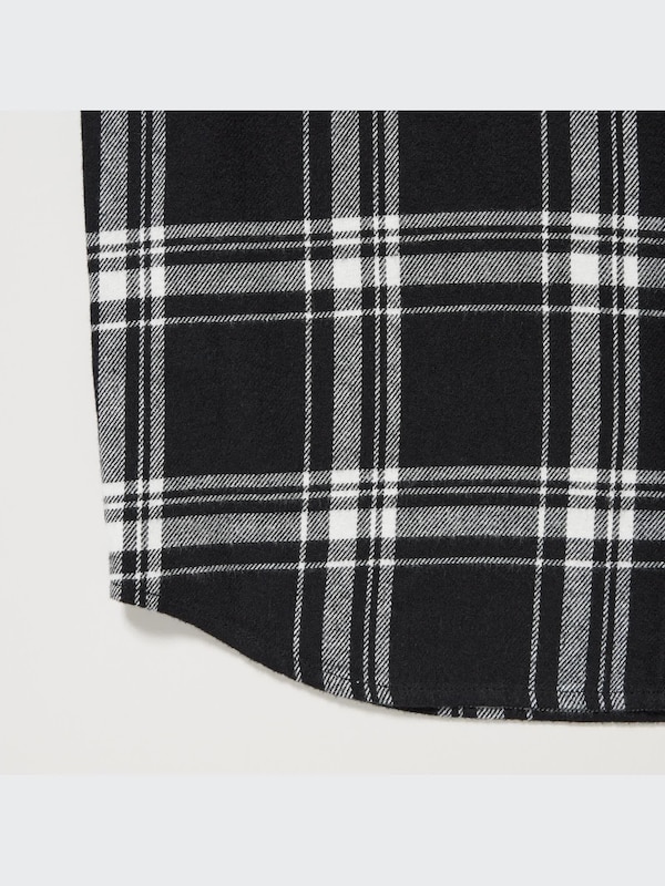 Flannel Checked Long-Sleeve Shirt