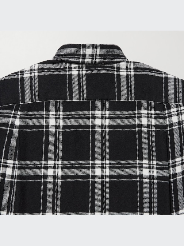 Flannel Checked Long-Sleeve Shirt
