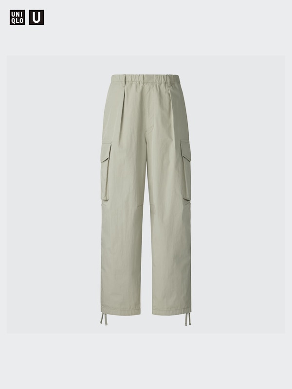 Wide Parachute Cargo Pants