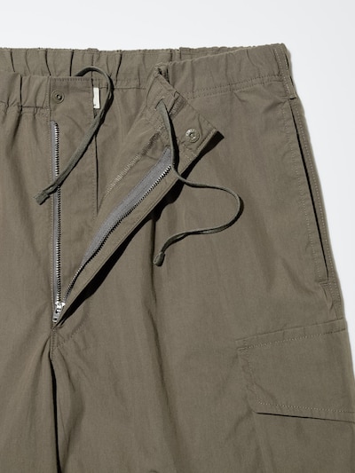 Wide-Fit Parachute Cargo Pants
