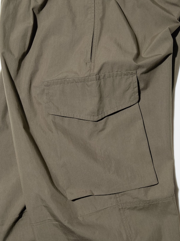 Wide Parachute Cargo Pants