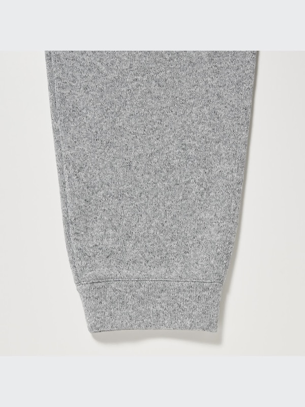 Knitted Fleece Easy Ankle Pants