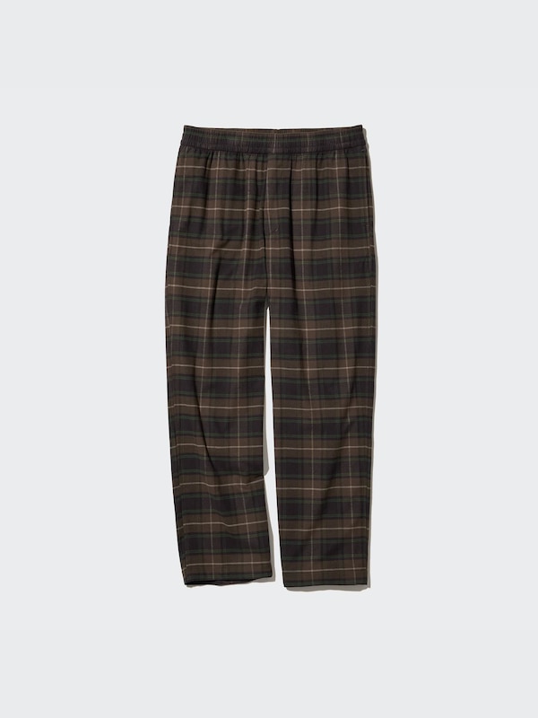 Karierte Easy Flanell Hose in 7/8-L änge