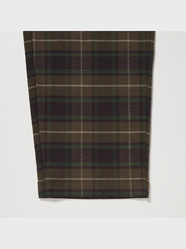 Karierte Easy Flanell Hose in 7/8-Länge