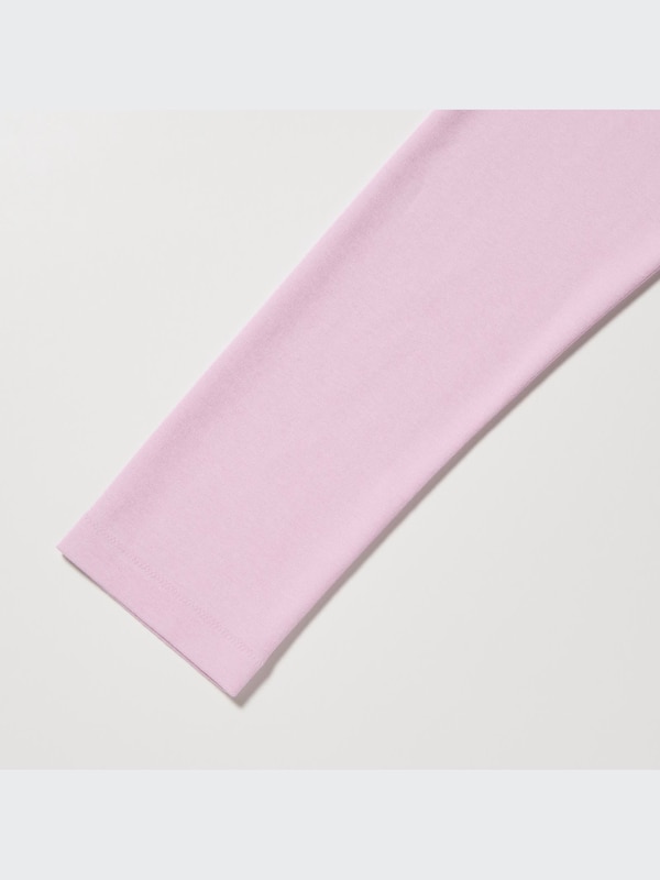 Smooth Stretch Cotton Turtleneck Long-Sleeve T-Shirt