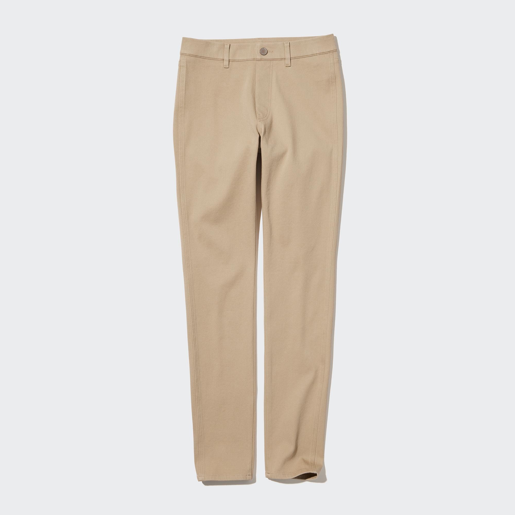 BN👖UNIQLO ultra stretch legging pants (beige)