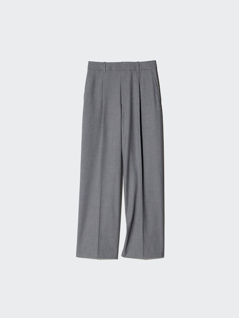 PLEATED WIDE PANTS