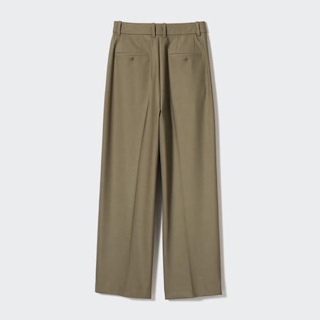 UNIQLO U Belted Pleated Wide Leg Trousers, Where To Buy, 452598-COL09