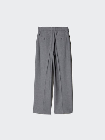 Wide-Fit Pleated Pants
