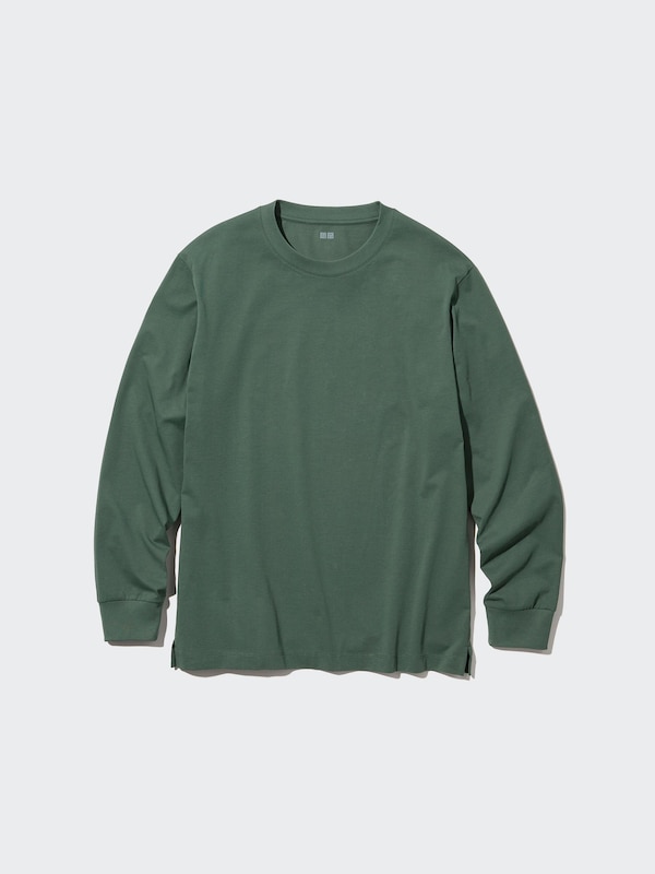 AIRism COTTON UV PROTECTION CREW NECK T-SHIRT