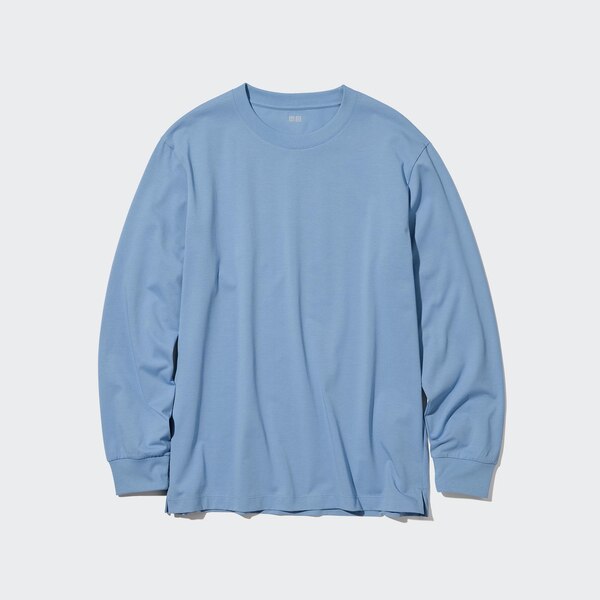 AIRism Cotton UV Protection Crew Neck LongSleeve TShirt UNIQLO US