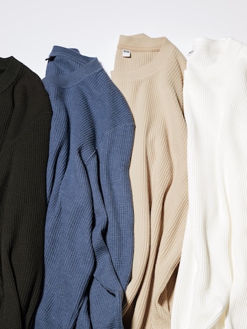 Waffle Crew Neck Long Sleeve T-Shirt