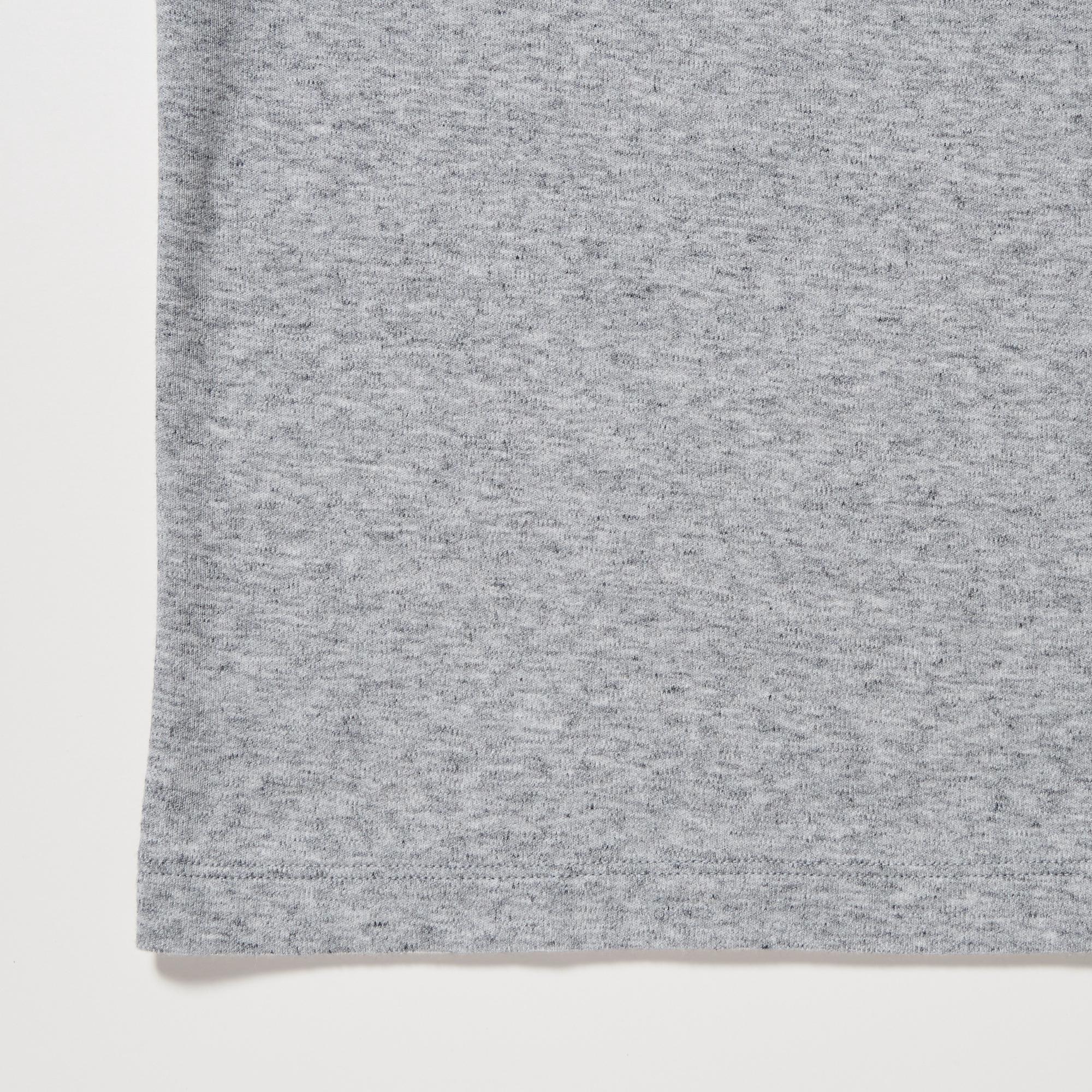 Soft Brushed Cotton Crew Neck Long Sleeved T-Shirt | UNIQLO GB