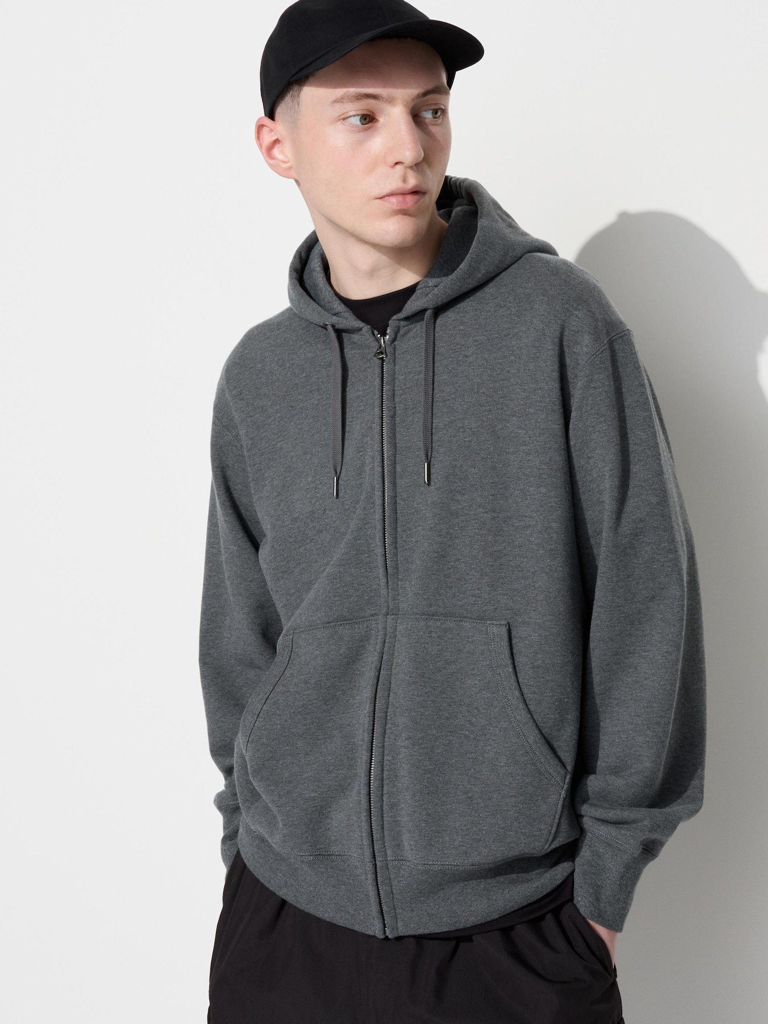 Sweat Full-Zip Hoodie | UNIQLO US