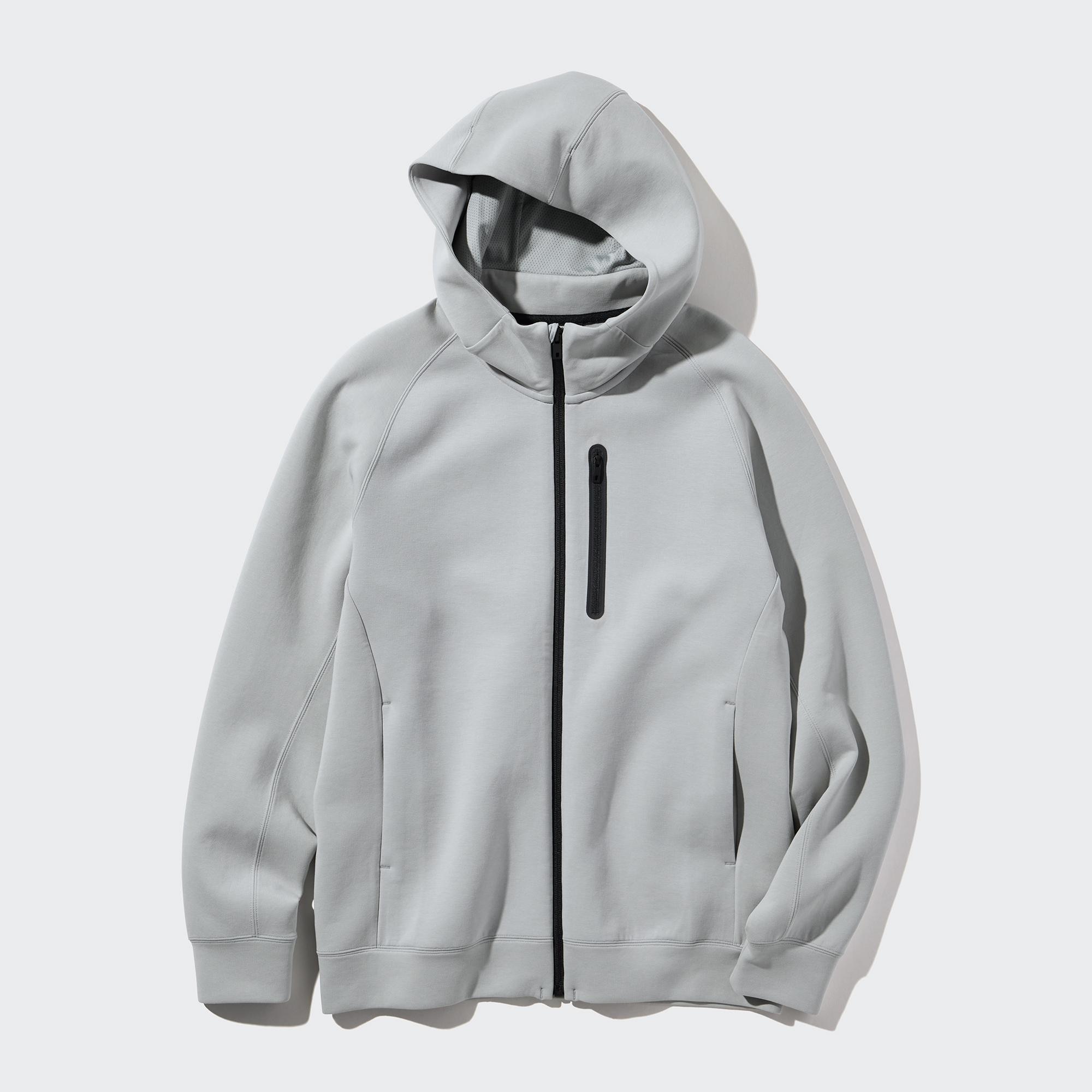 Dry stretch sweat store full zip hoodie uniqlo