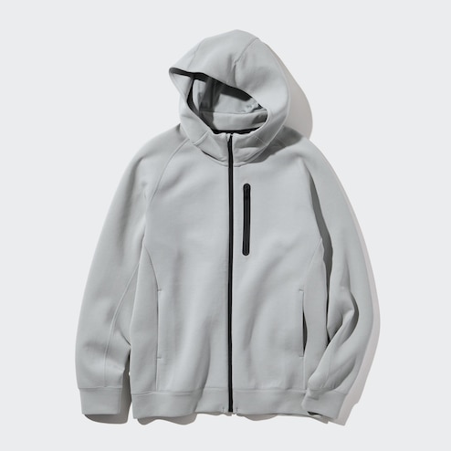 Review Uniqlo MEN ULTRA STRETCH DRY SWEAT FULL-ZIP HOODIE (429183