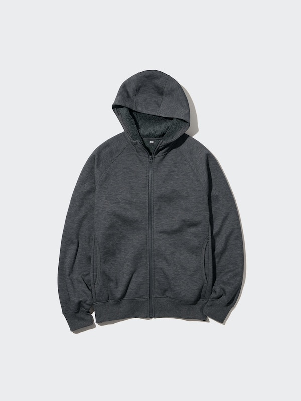 HEATTECH PILE LINED SWEAT FULL-ZIP HOODIE