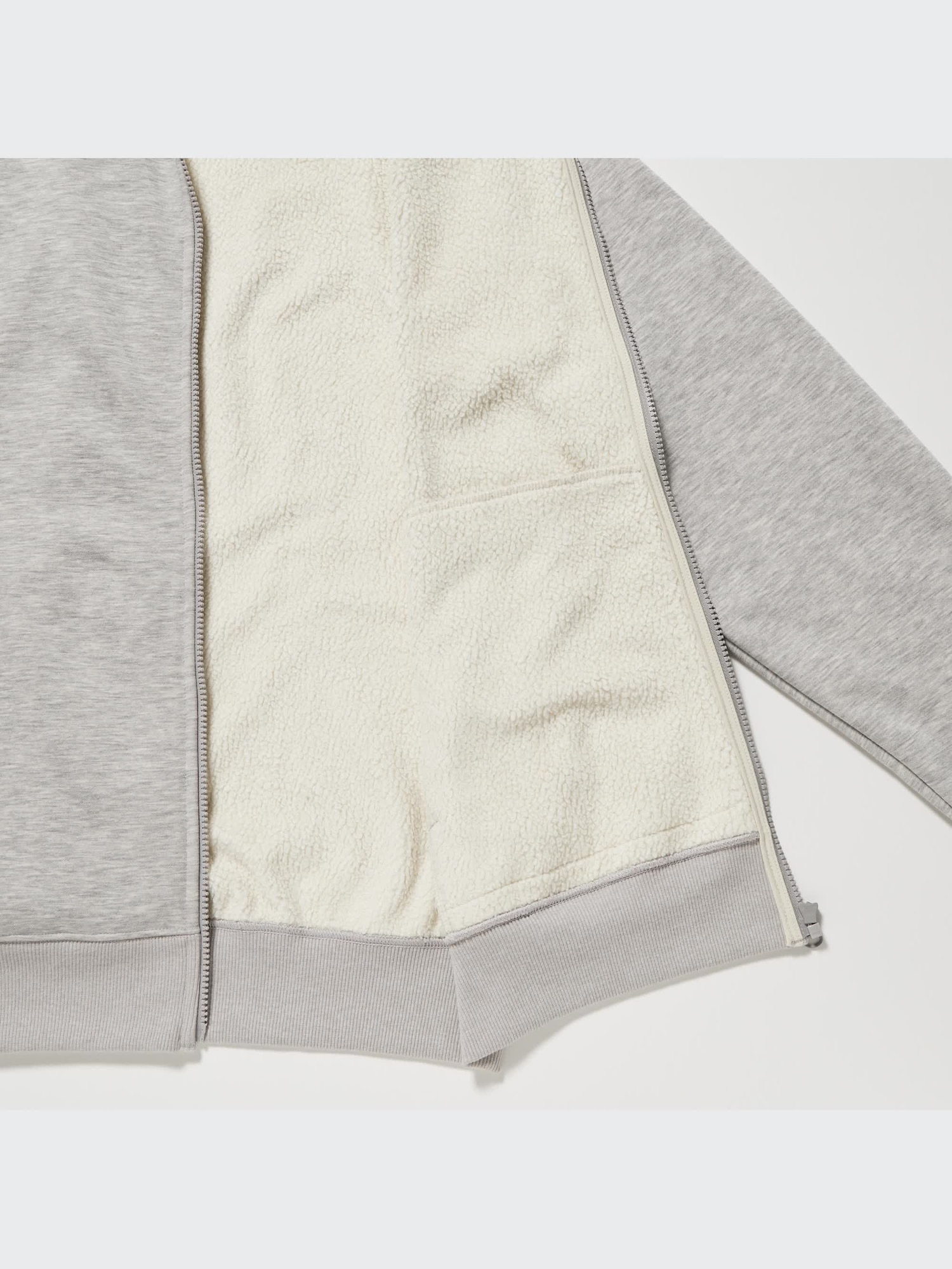 Men's HEATTECH PILE LINED SWEAT FULL-ZIP HOODIE | UNIQLO CA