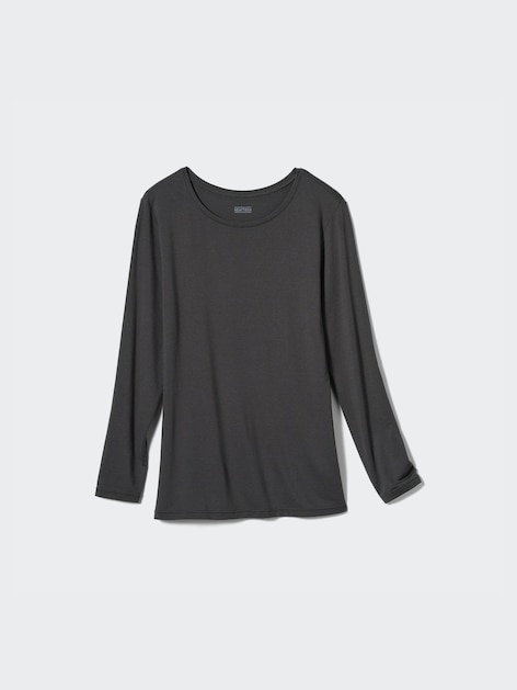 HEATTECH Crew Neck Long Sleeve T-Shirt