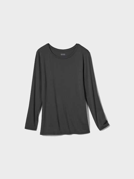 HEATTECH Crew Neck Long Sleeve T-Shirt