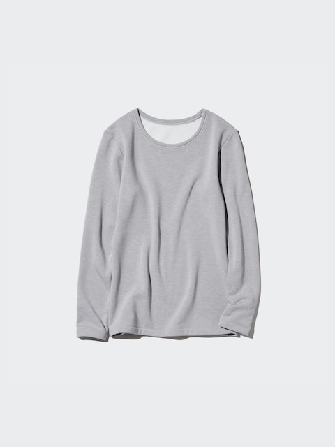 Uniqlo Grijs - Heattech Ultra Warm Longsleeve - Xxl