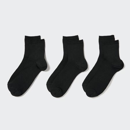 Crew Ribbed Socks (Three Pairs)