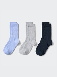 Socks 3 Pack (Ribbed)