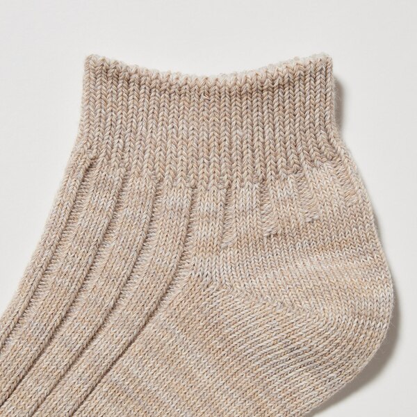 Short Socks 3 Pack (Mix Yarn Ribbed) | UNIQLO US