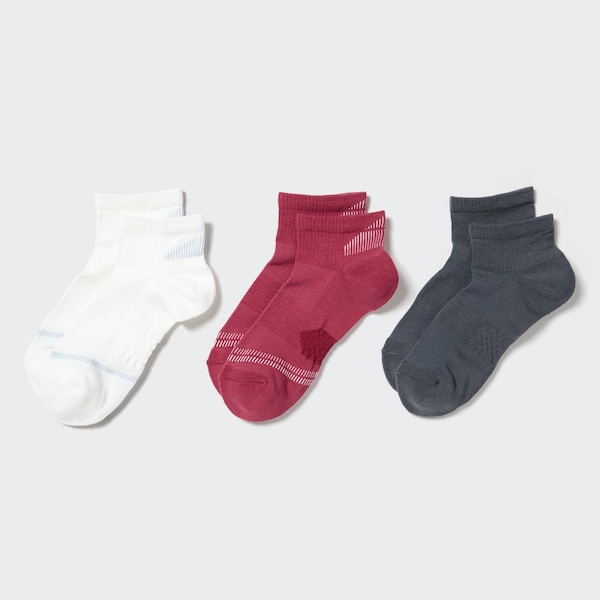 Short Socks 3 Pack (Sports/Piled) | UNIQLO US