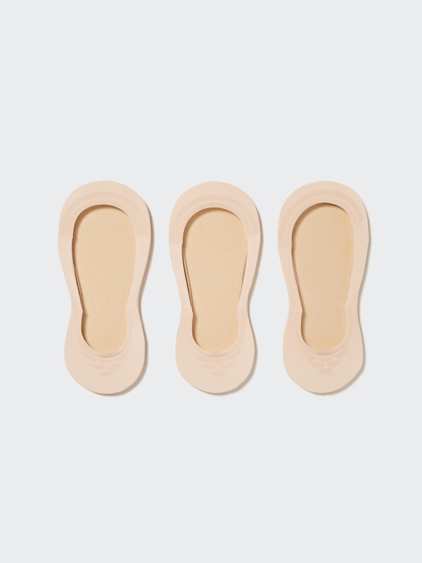 Sheer No-Show Socks (Three Pairs)