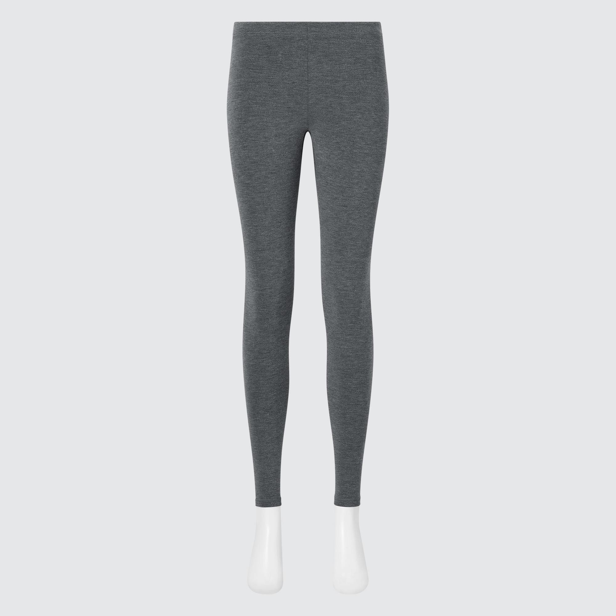 Uniqlo - Heattech Ultra Stretch High Rise Leggings Trousers - Gray - L, £34.90