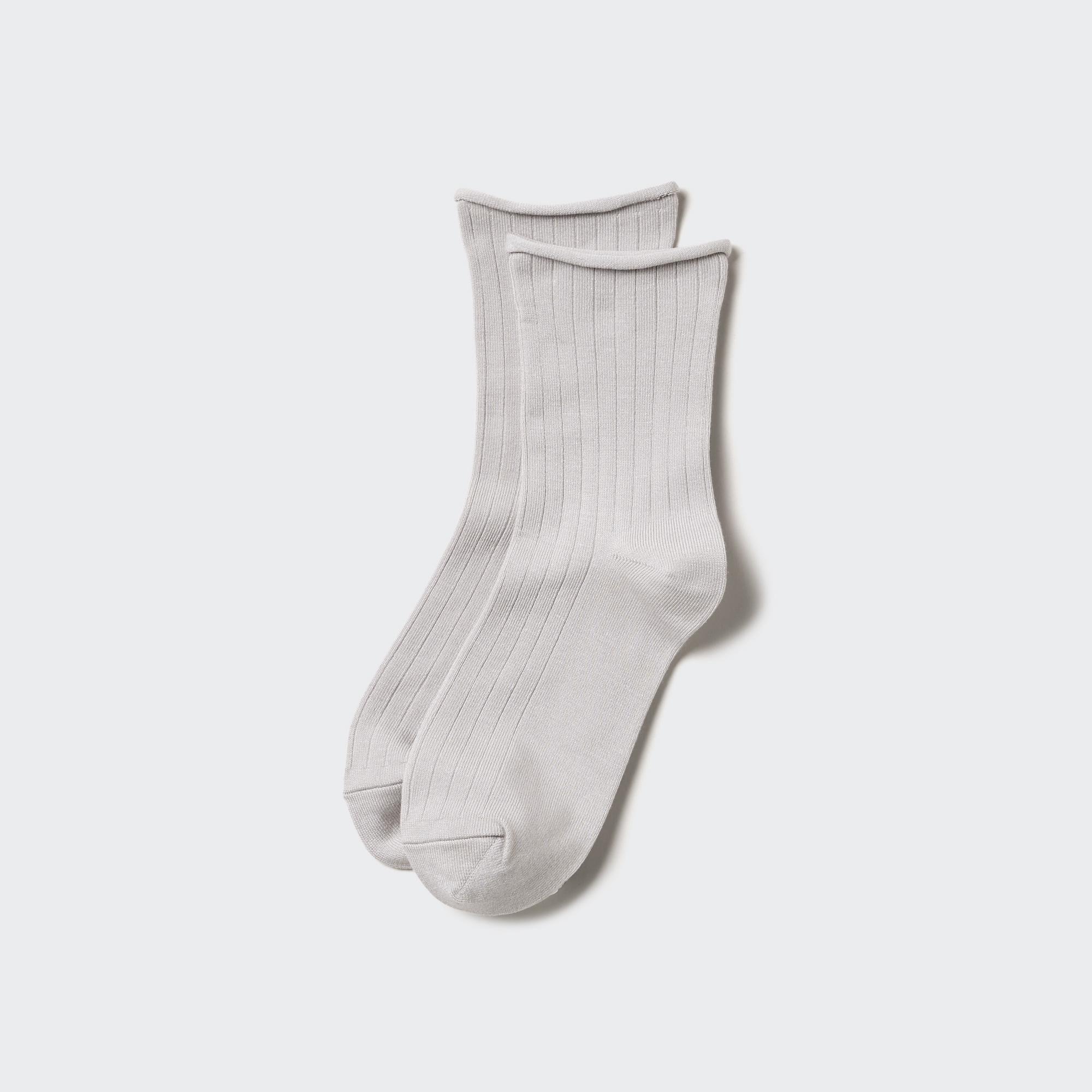 HEATTECH SOCKS (CREW TOP ROLL)