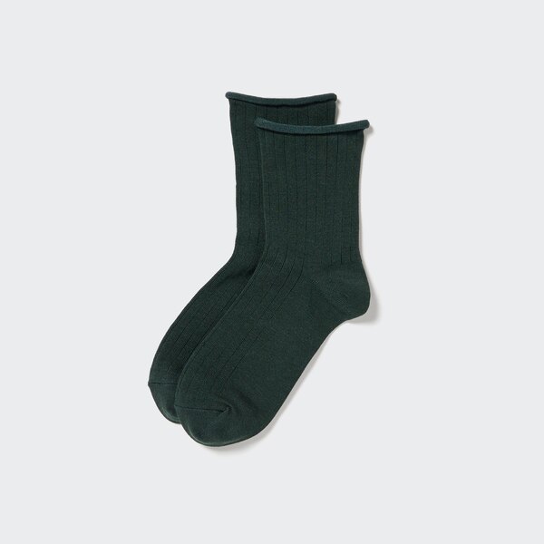 HEATTECH Crew Top Roll Socks UNIQLO US