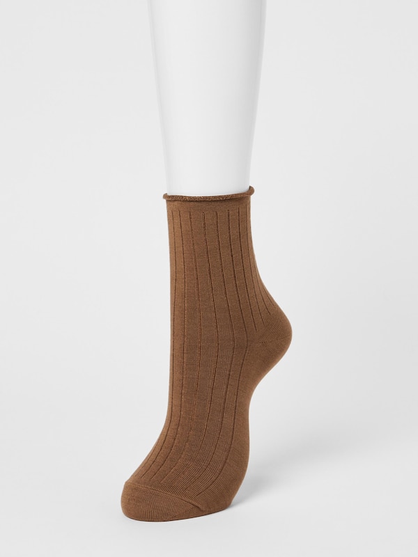 HEATTECH Crew Top Roll Socks