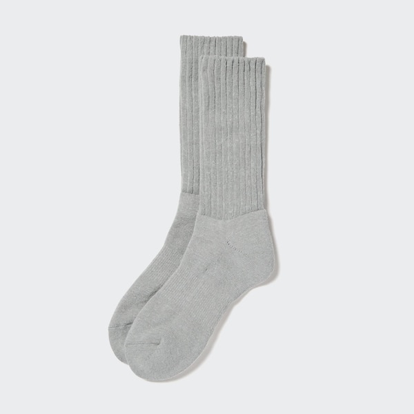 HEATTECH Ribbed Pile-Lined Socks | UNIQLO US