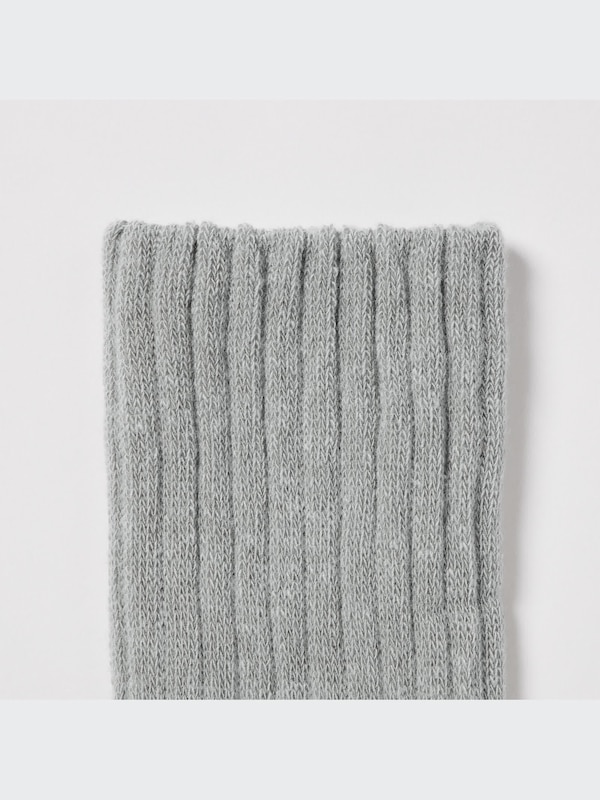 HEATTECH Ribbed Pile Lined Socks
