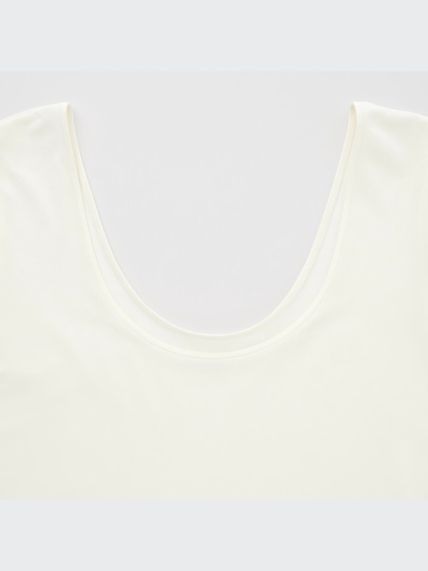 HEATTECH Ballet Neck Long-Sleeve T-Shirt (Silk Blend)