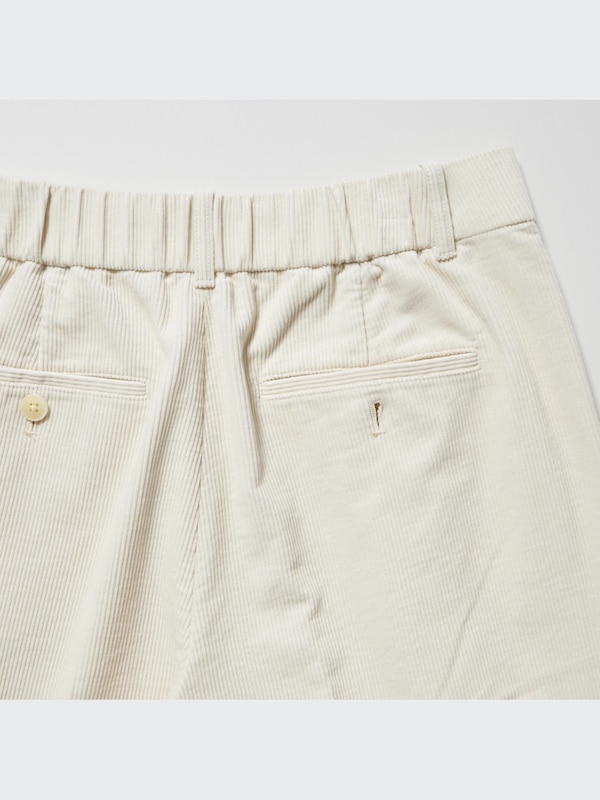 Pleated Wide Pants | Corduroy