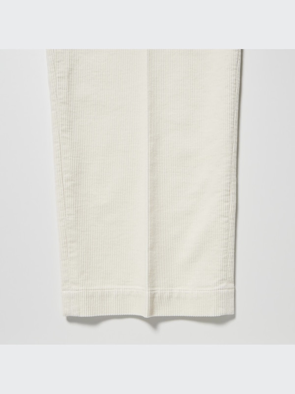 Pleated Wide Pants | Corduroy