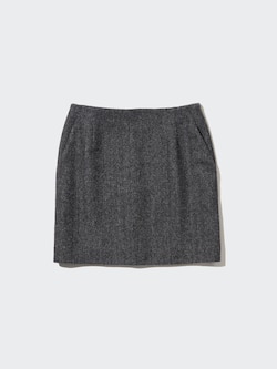 Wool Blend Mini Skirt