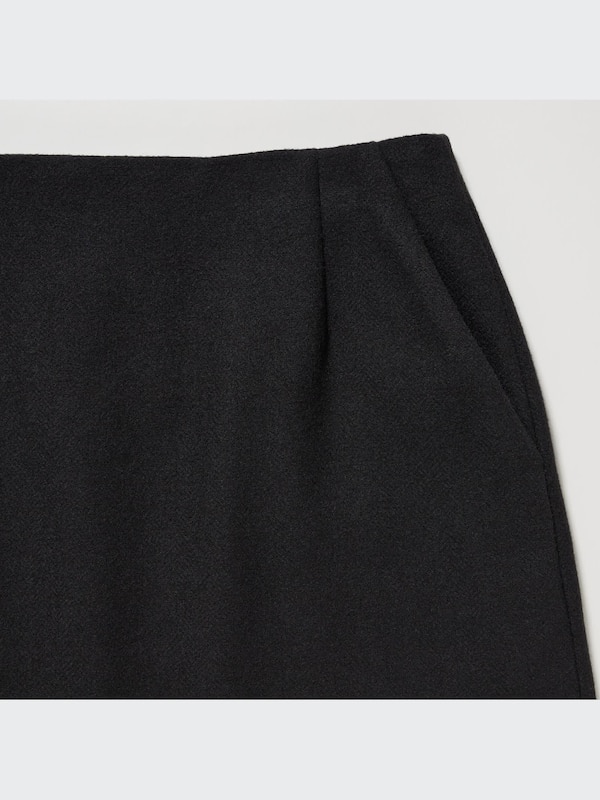 Wool Blend Mini Skirt