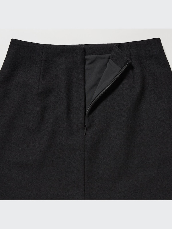 Wool Blend Mini Skirt