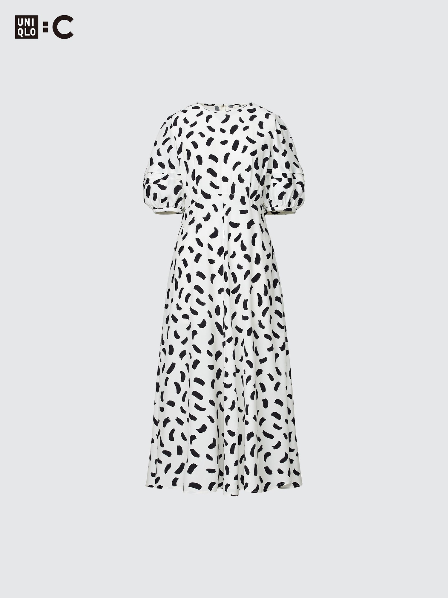 balloon-sleeve-short-sleeve-dress-uniqlo-us