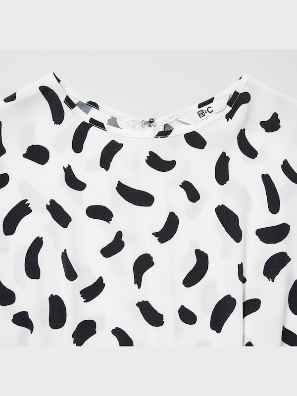 Balloon Sleeve Short-Sleeve Dress