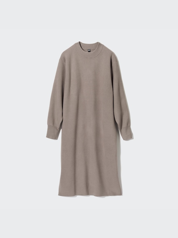 Souffle Yarn Long-Sleeve Dress