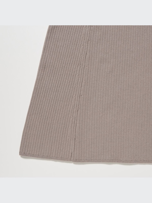 Cotton Blend Knit Sleeveless Dress