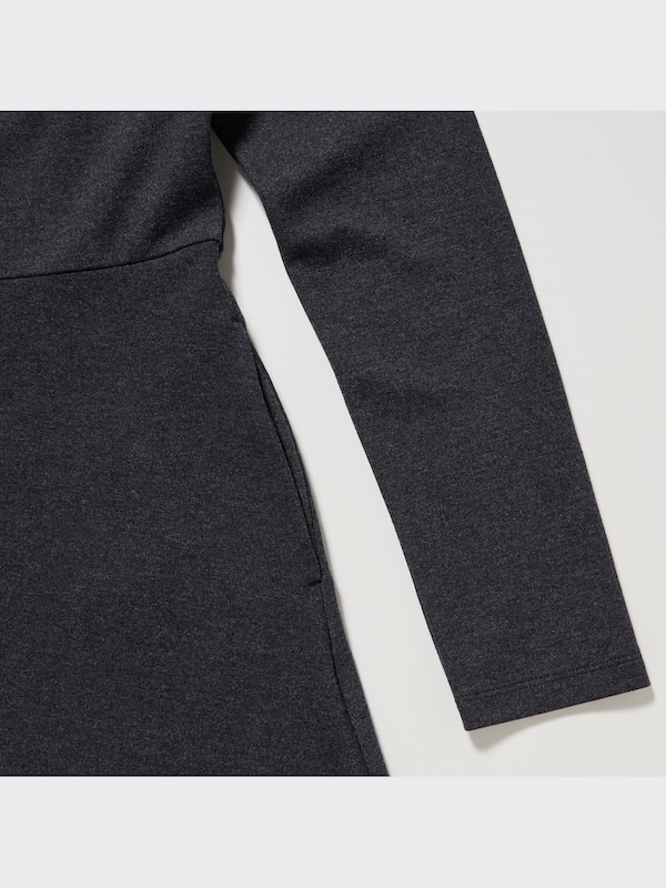 Vestito Midi Scampanato Maniche Lunghe