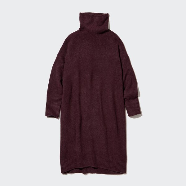Souffle Yarn Turtleneck Dress UNIQLO US